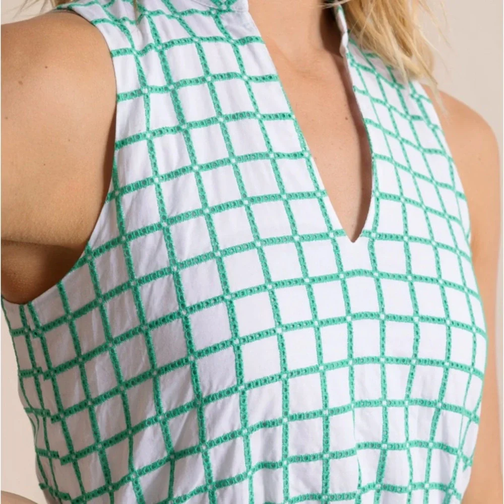 ST Londyn Eyelet Dress Simply Green - Picture 3 of 4